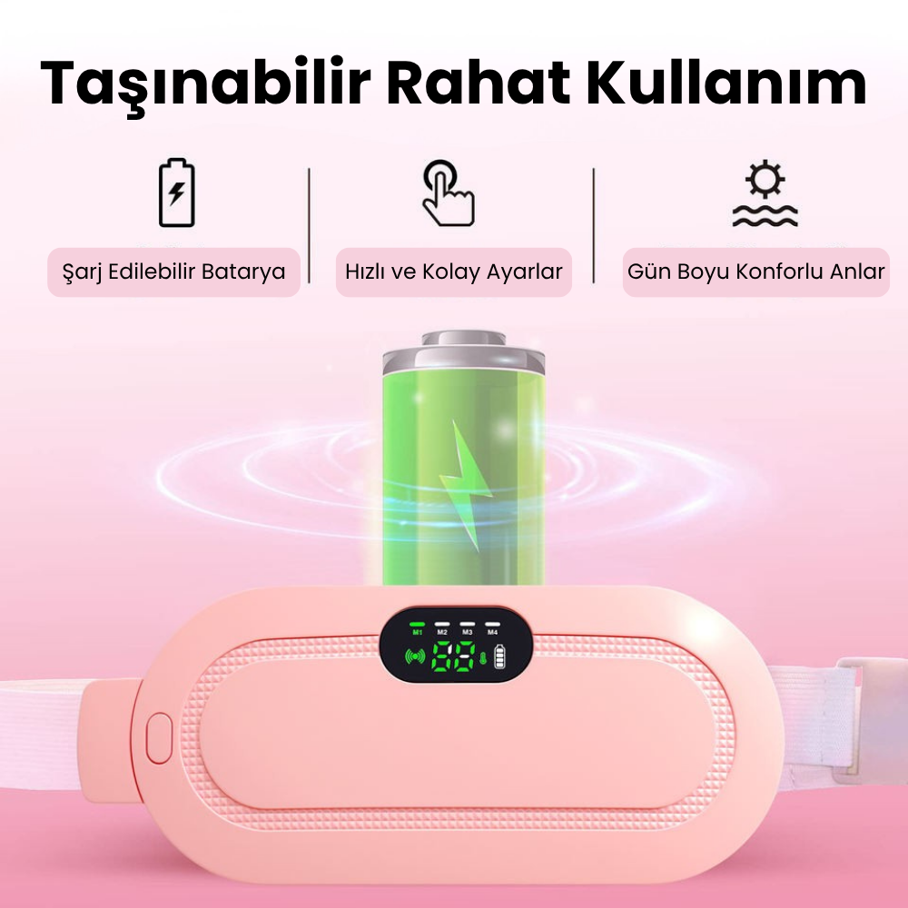 FemBelt Isıtmalı & Titreşimli Regl Kemeri