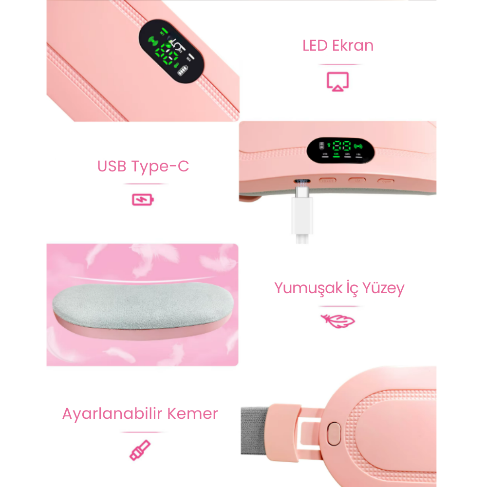 FemBelt Isıtmalı & Titreşimli Regl Kemeri