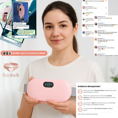 FemBelt Isıtmalı & Titreşimli Regl Kemeri
